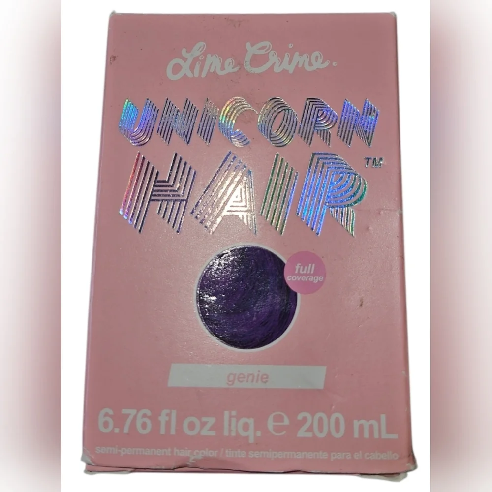 NIB Discountinued Lime Crime Unicorn Hair Genie Semi-Permanent Hair Color